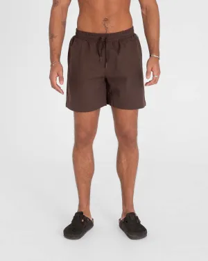 Swim Shorts Brown