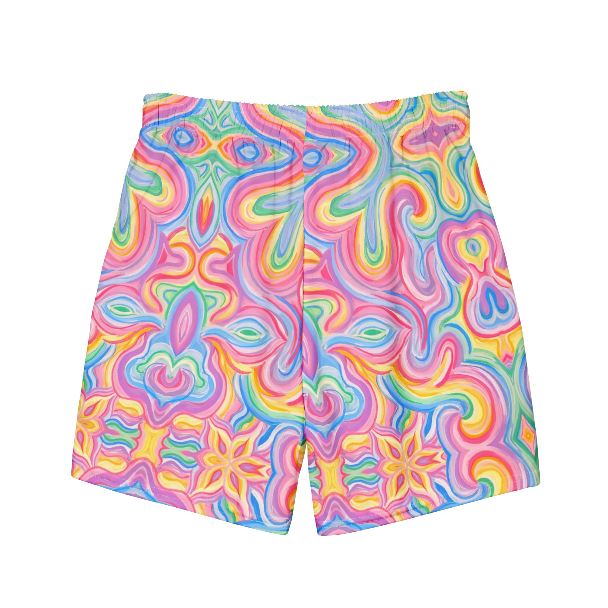 Swim Trunks ( Secret Internal Pocket)- "Unicorn" Design