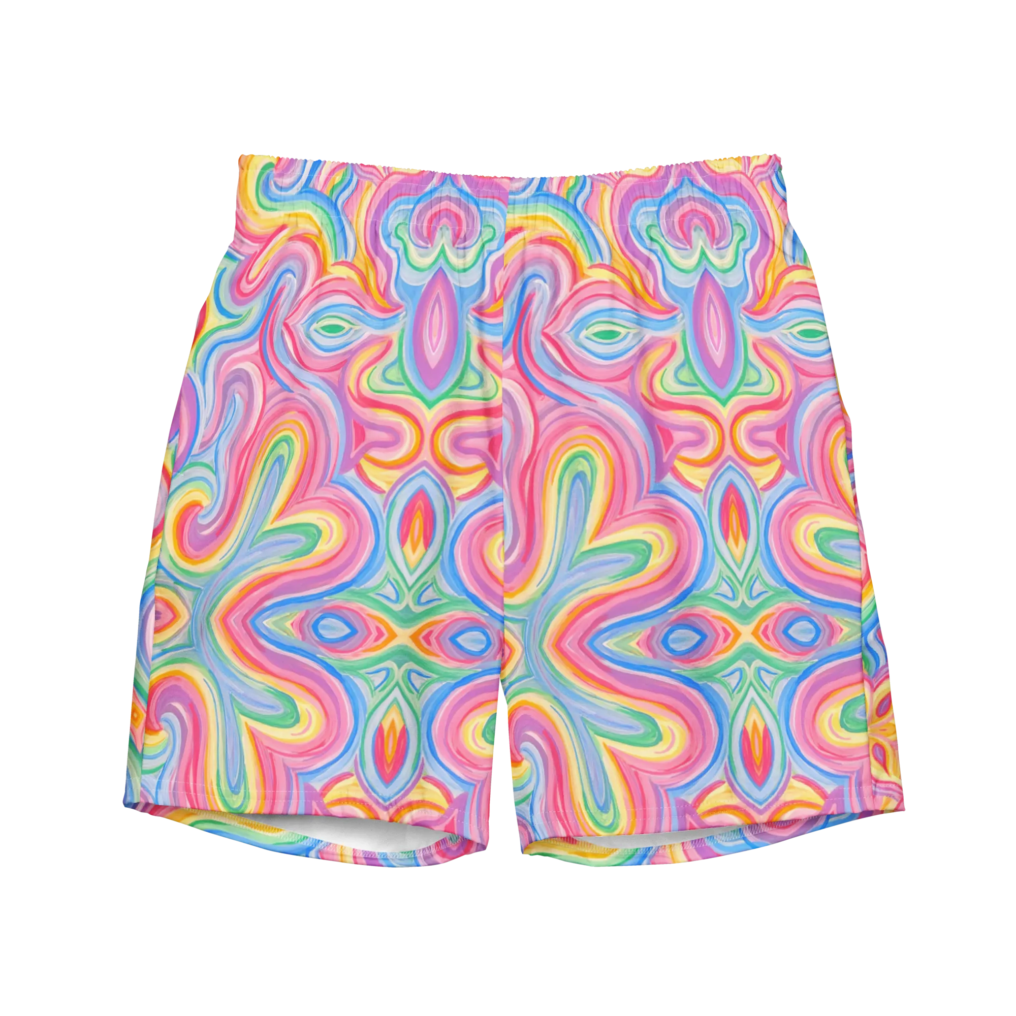 Swim Trunks ( Secret Internal Pocket)- "Unicorn" Design