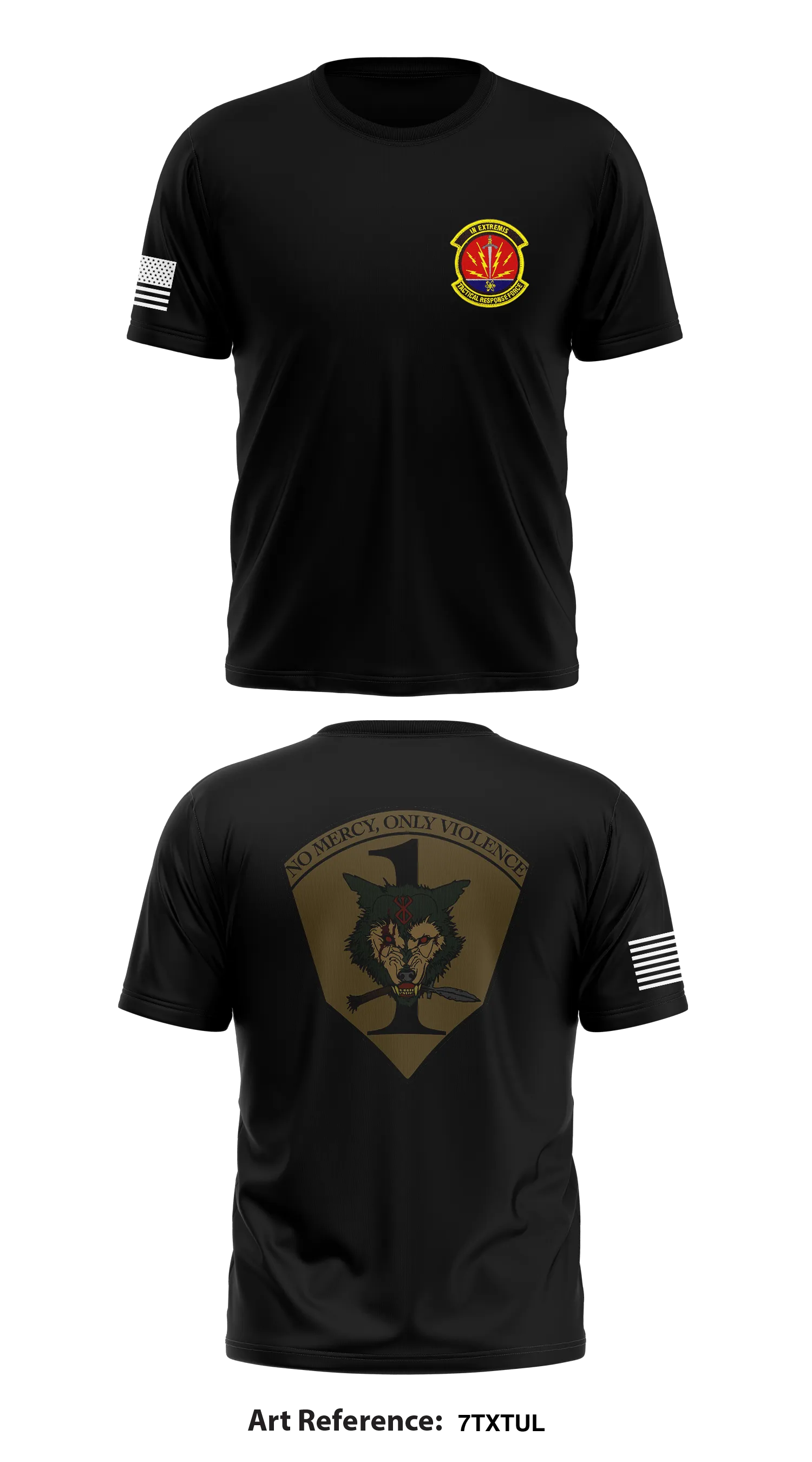 Tactical response force Store 1 Core Men's SS Performance Tee - 7tXTUL