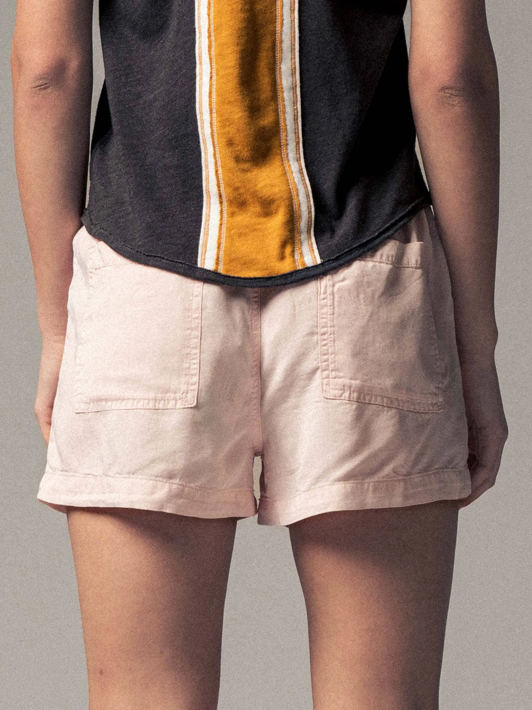 Tencel Patch Pocket Summer Shorts