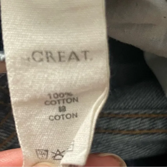 The Great.  Jean Shorts Size 27