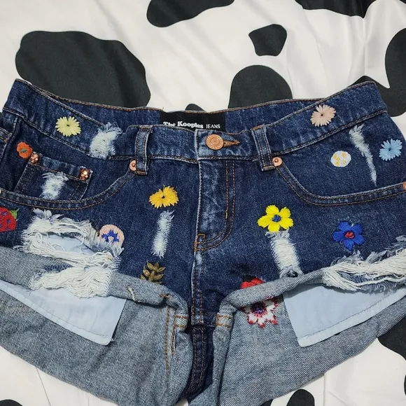 the kooples jean shorts