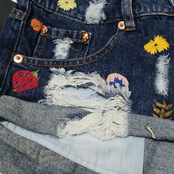 the kooples jean shorts