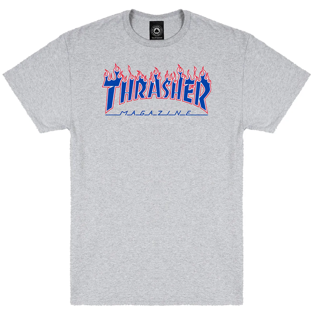 Thrasher - Patriot Flame Youth Tee Ash