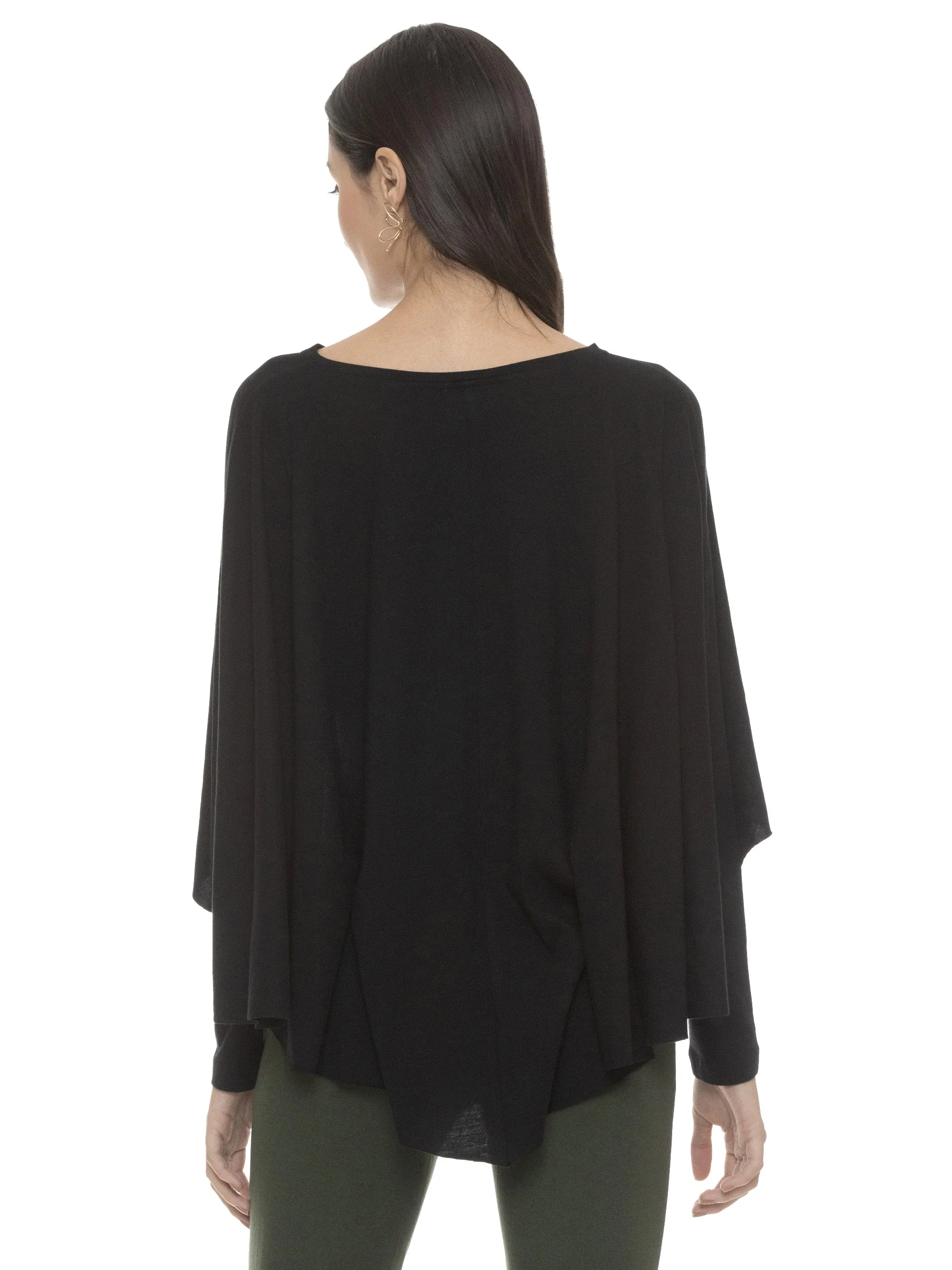 THROW & GO TOP (BLACK)