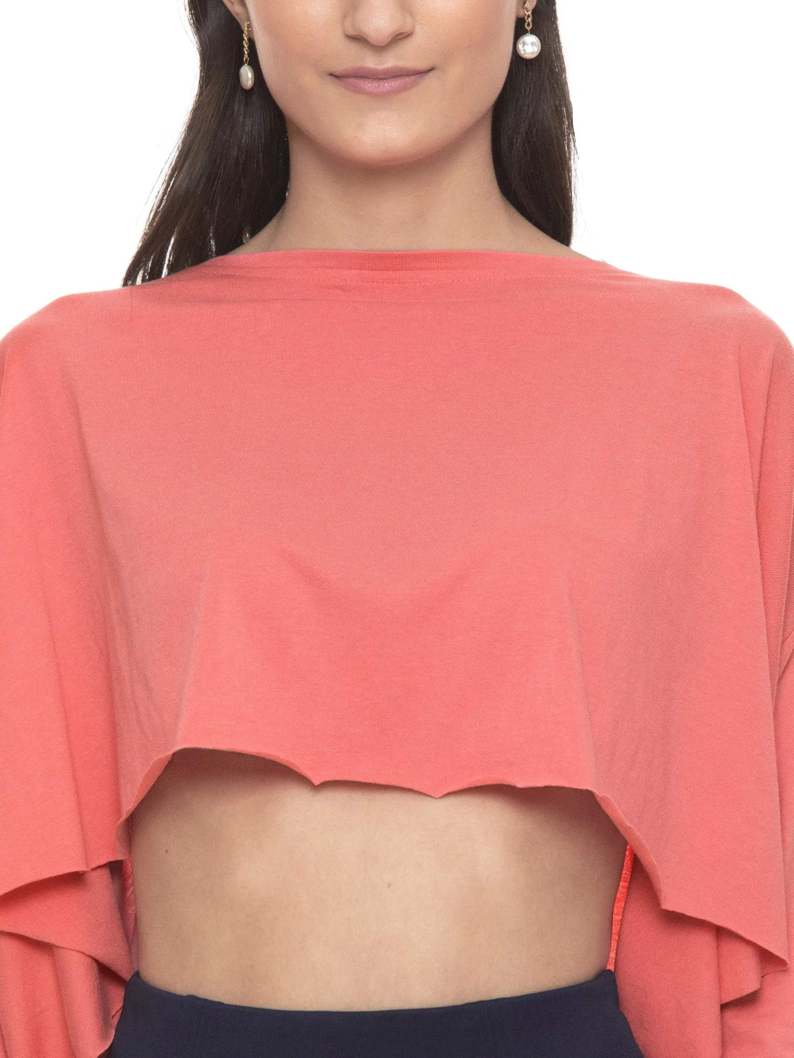 THROW & GO TOP (DUSTY PINK)