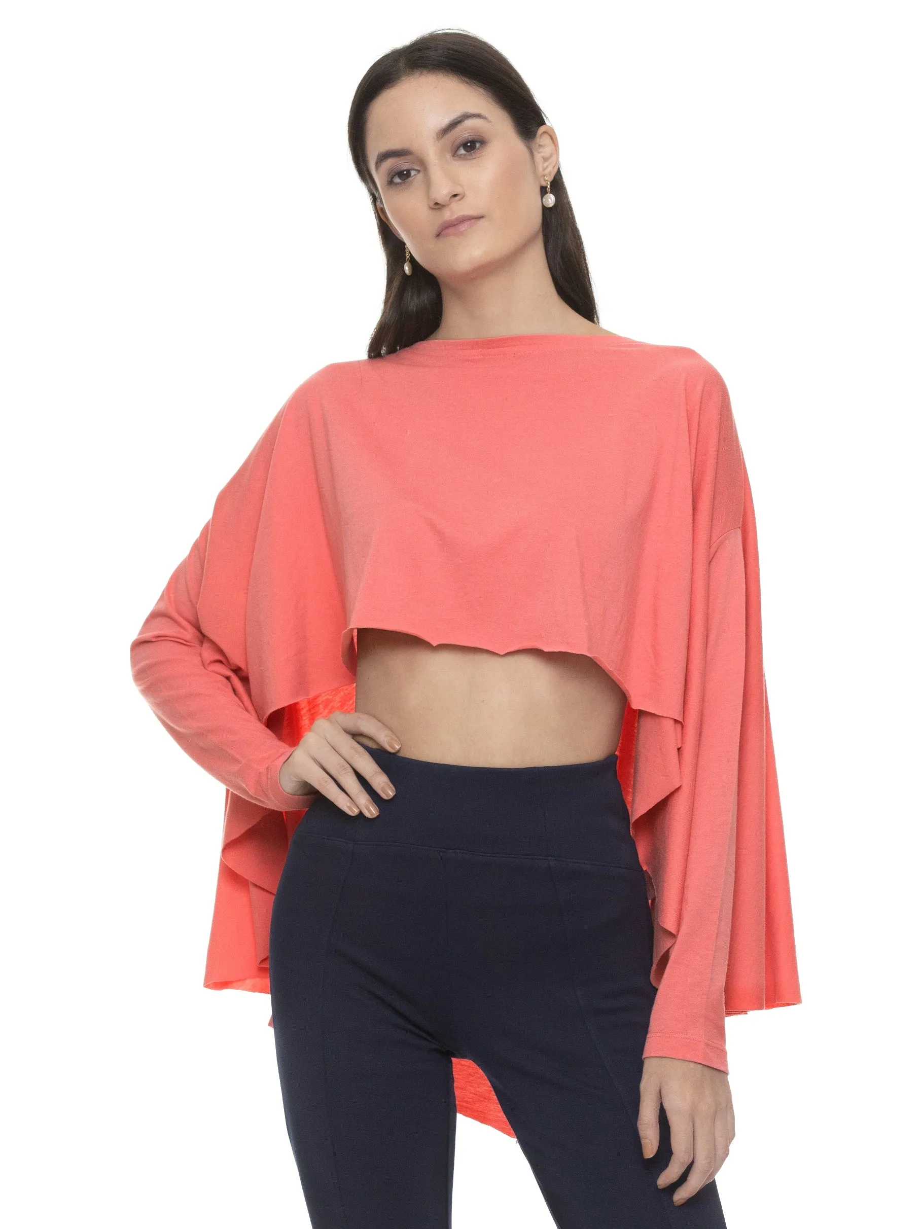 THROW & GO TOP (DUSTY PINK)