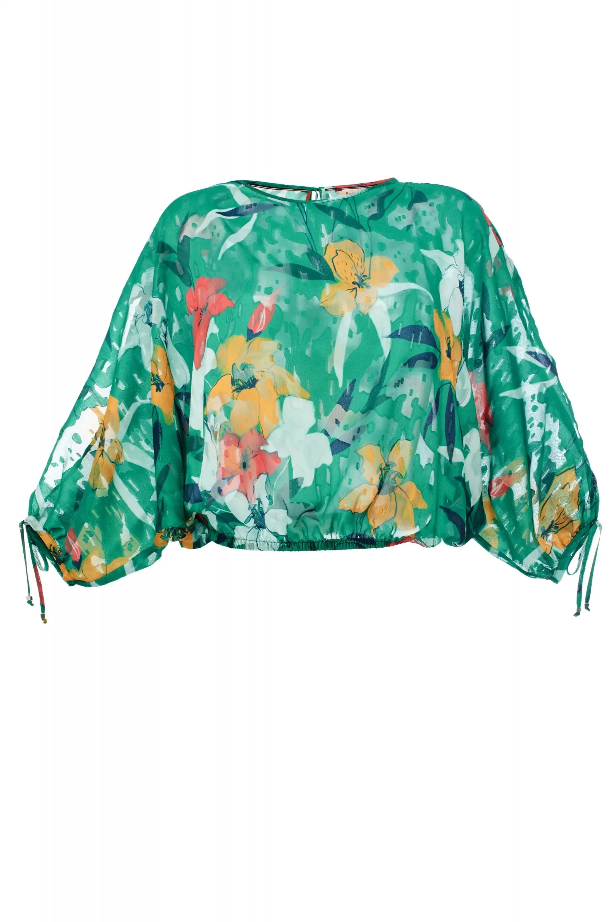 TÚNICA CON ESTAMPADO DE FLORES
