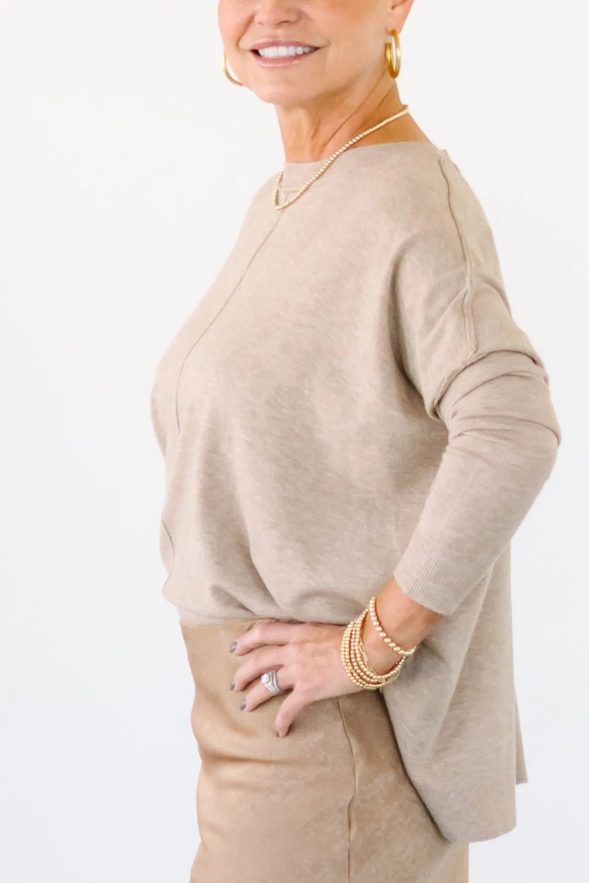 Toasty Taupe Sweater