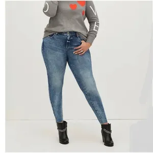 Torrid Jeans Feel the Fit Bombshell Skinny High Rise Premium Stretch 22R New