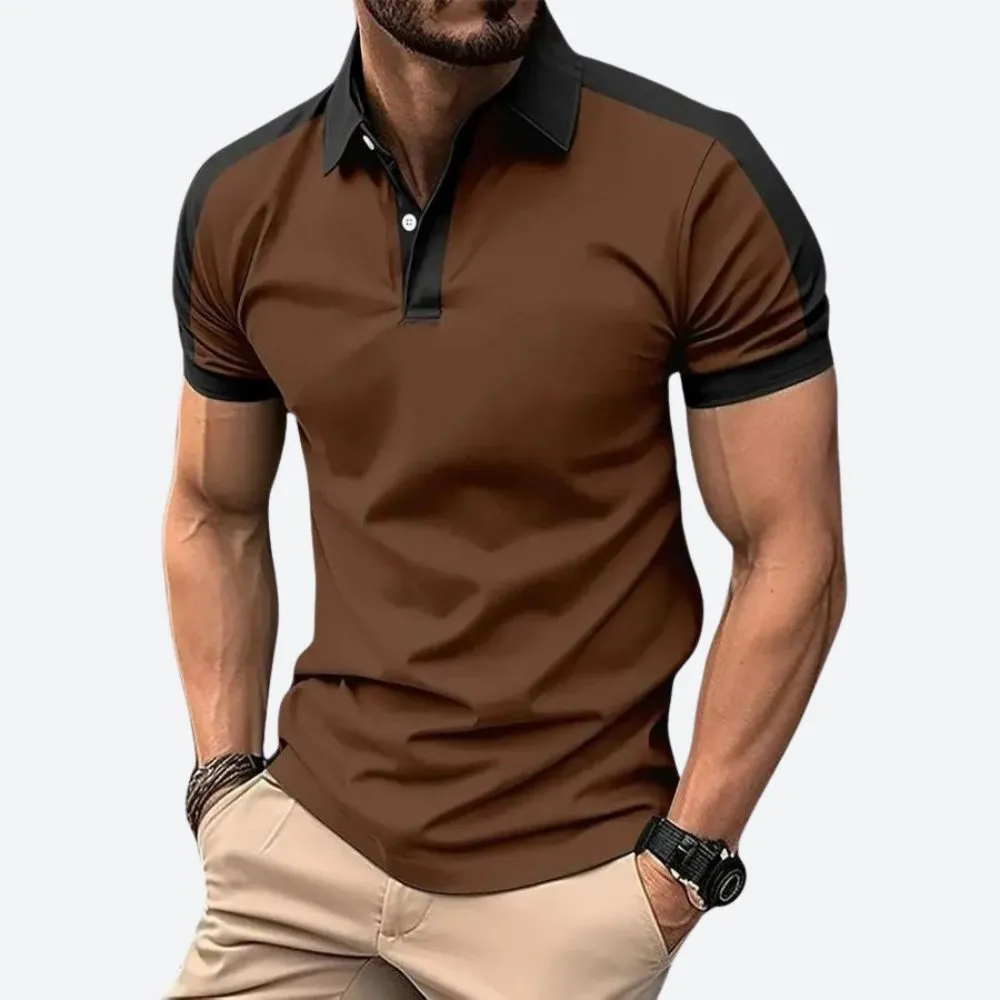 Trendy Short Sleeve Polo Shirt for Men