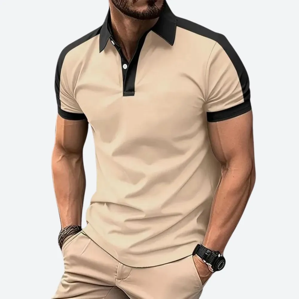 Trendy Short Sleeve Polo Shirt for Men
