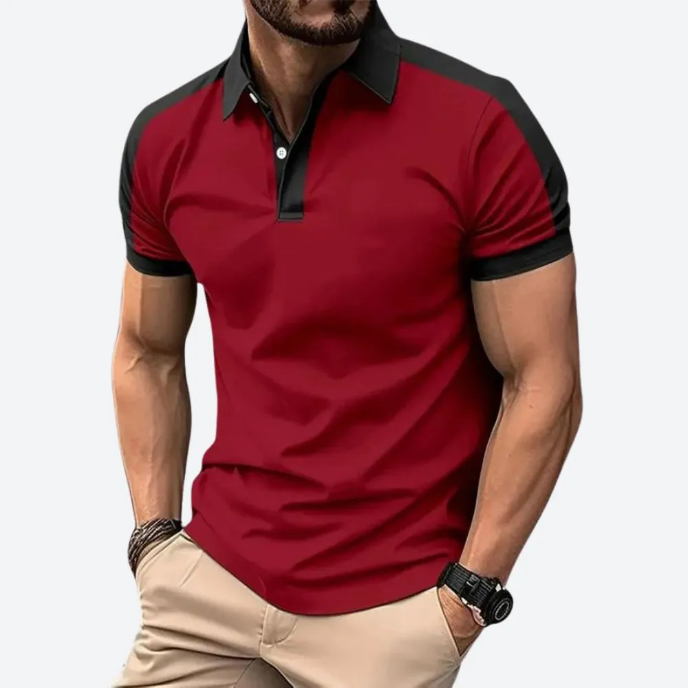 Trendy Short Sleeve Polo Shirt for Men