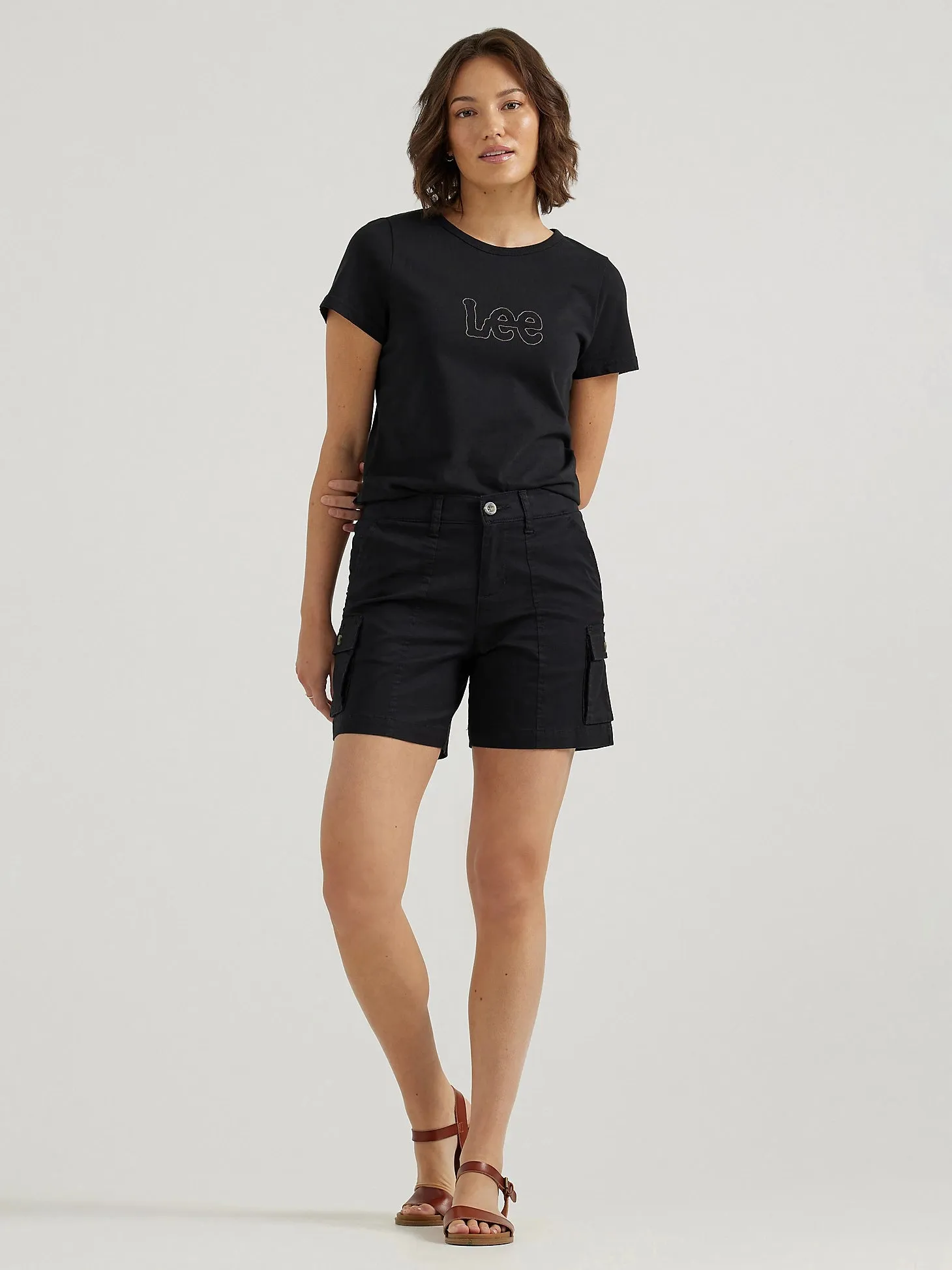Ultra Lux Comfort Flex-to-Go Relaxed Fit Cargo Short - Unionall Black - 112346778