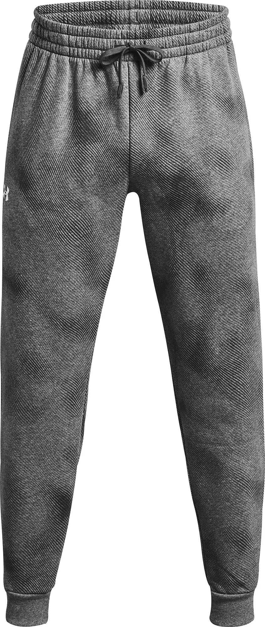 Under Armour Rival Fleece Printed Mens Training Joggers - Grey