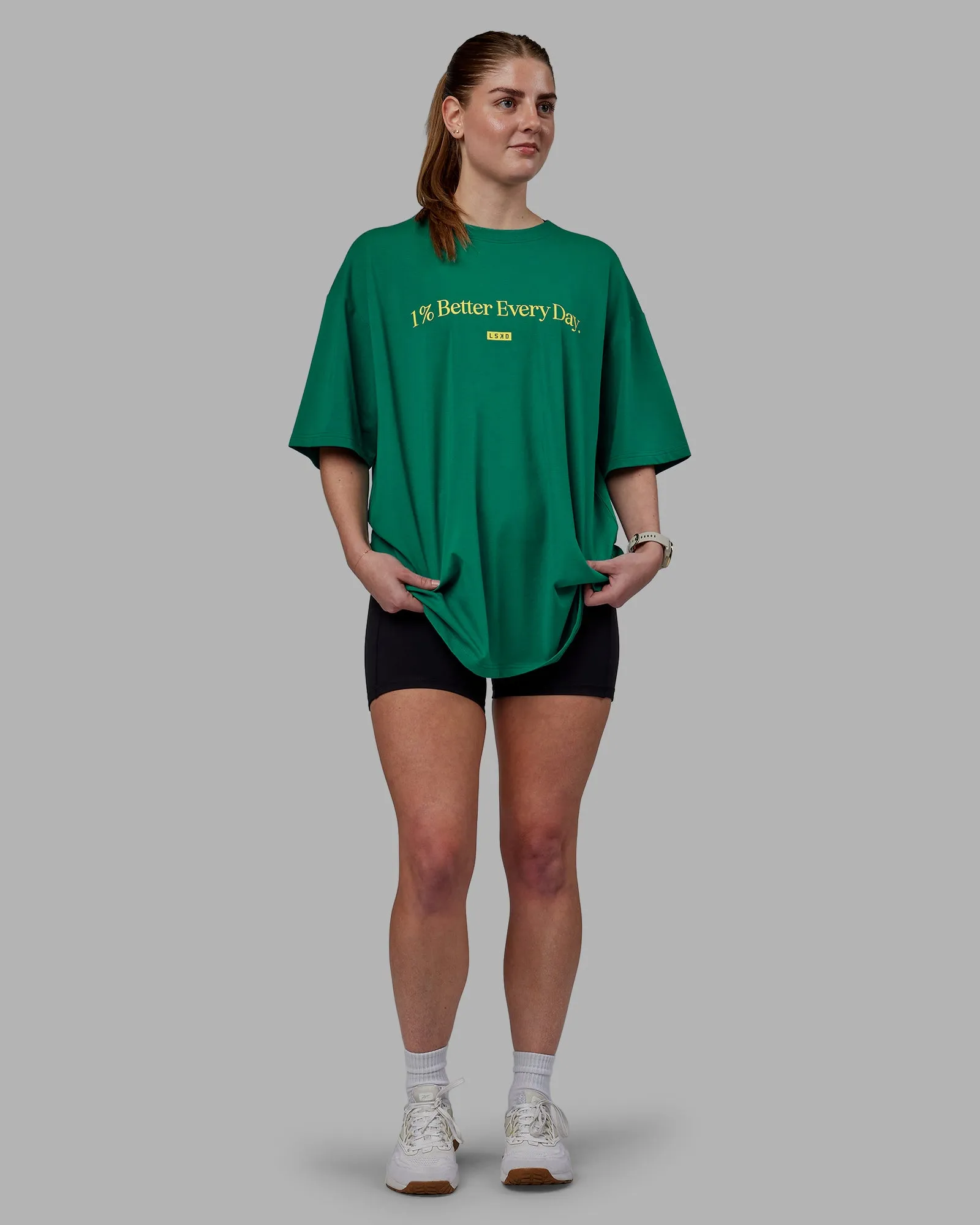 Unisex 1% Better FLXCotton Tee Oversize - Green-Gold