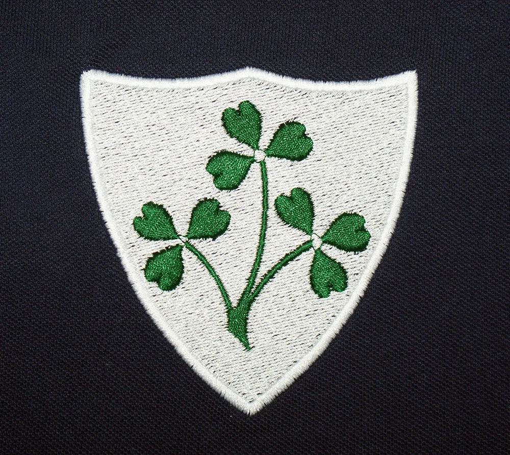 Unisex Ireland EIRE Rugby Classic Tipped Polo Shirt
