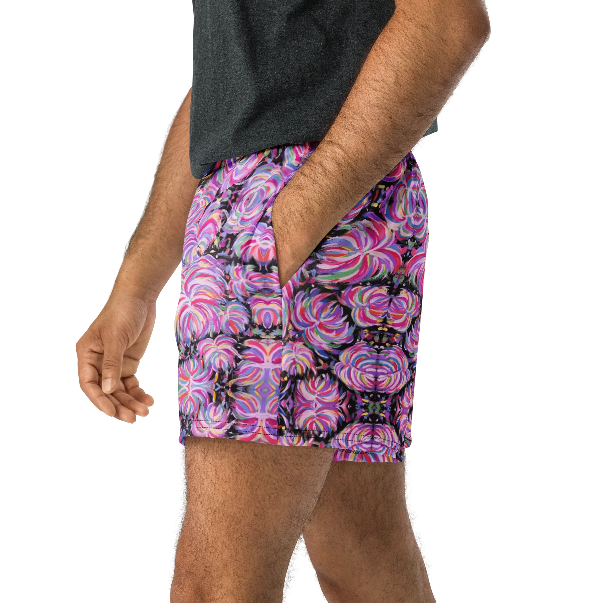 Unisex Running Shorts (Recycled Material)- "Fluffy" Design