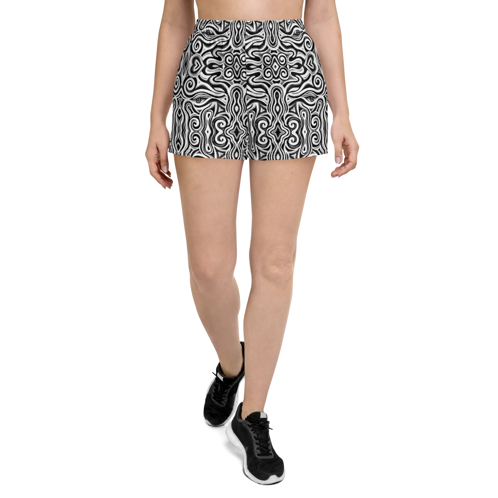 Unisex Running Shorts (Recycled Material)- "Time Travel" Design