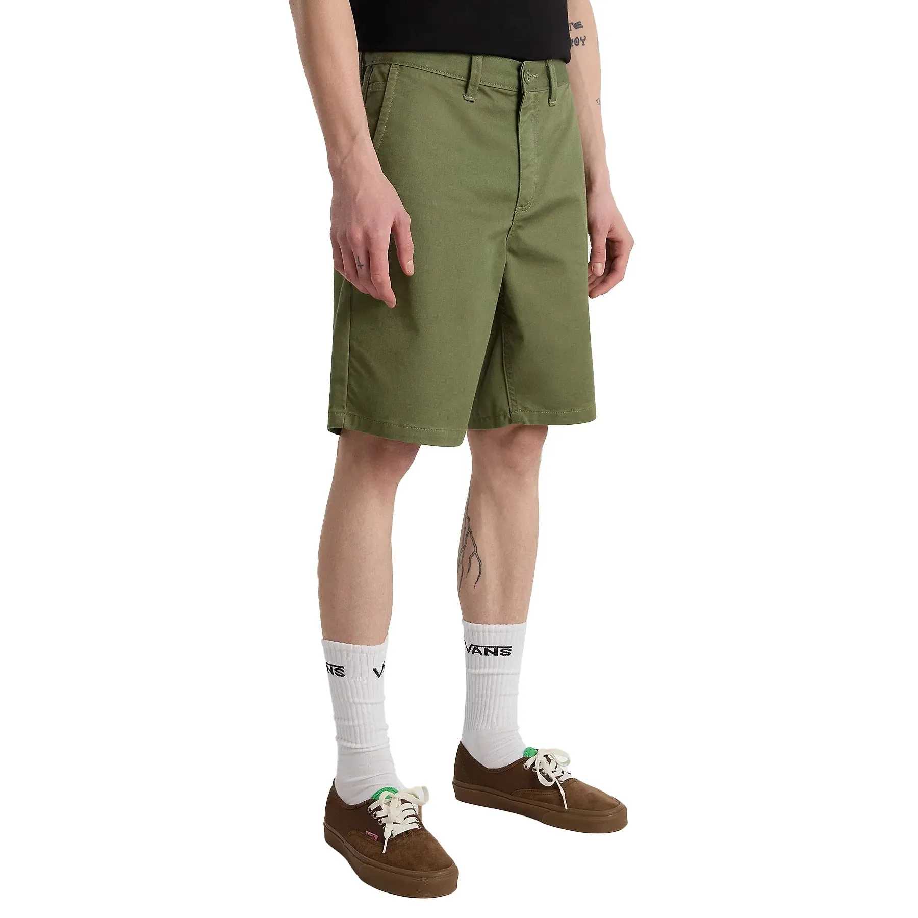 Vans Authentic Chino Relaxed 20" Shorts - Olive