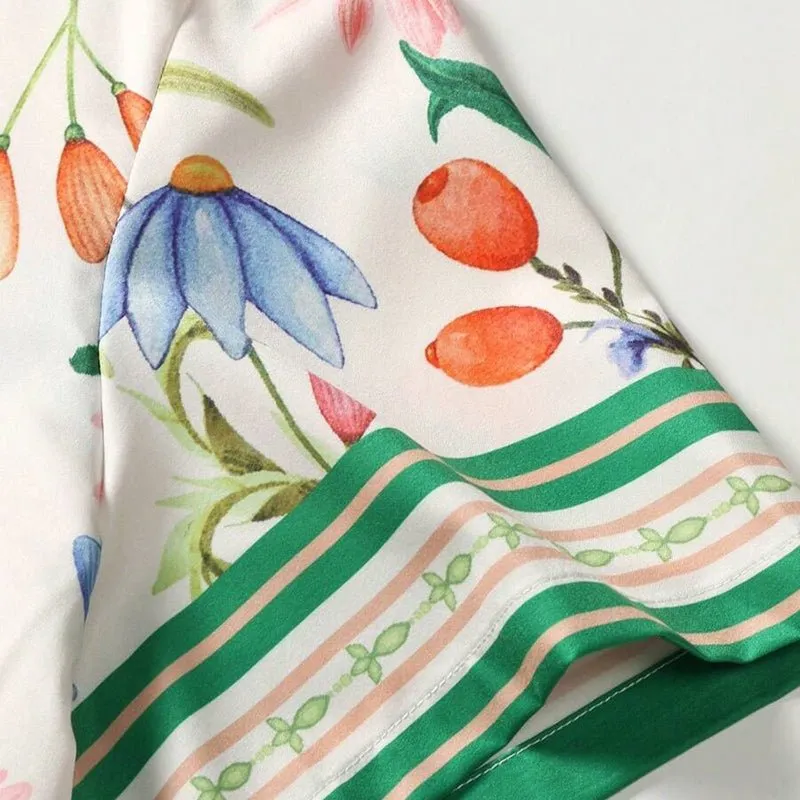 Victor Duval Floral Duo Set