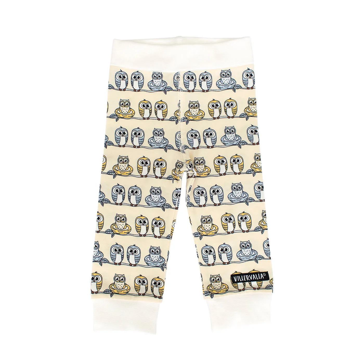 Villervalla - Comfy Pants - New Born Owl - Wheat