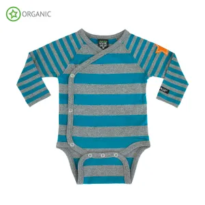 Villervalla - Wrap Body Suit - Stripes - Atlantic
