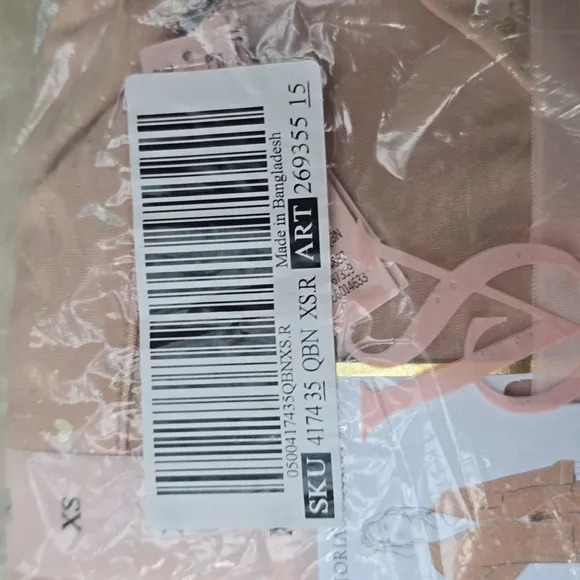 VS Victoria's Secret model long pajama set Pink Gold Hearts Xs new NWT