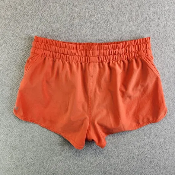 Vuori Shorts Womens S Orange Clementine Short 2.0 Performance Mesh Brief Liner