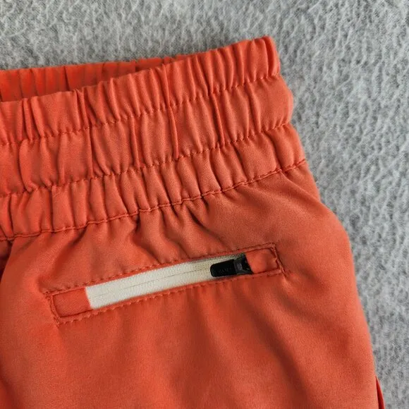 Vuori Shorts Womens S Orange Clementine Short 2.0 Performance Mesh Brief Liner