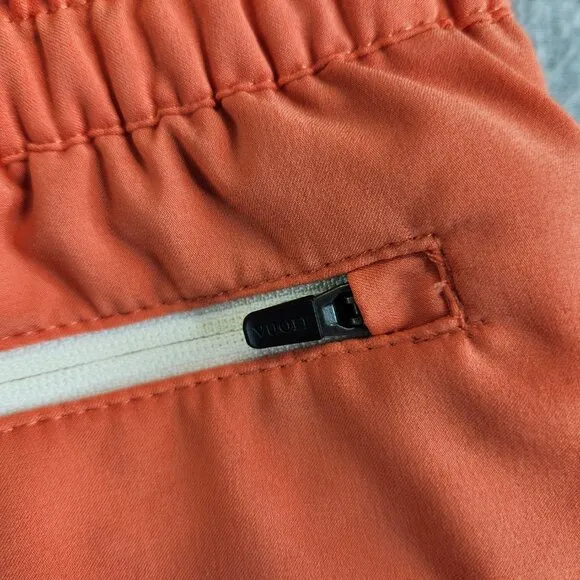 Vuori Shorts Womens S Orange Clementine Short 2.0 Performance Mesh Brief Liner