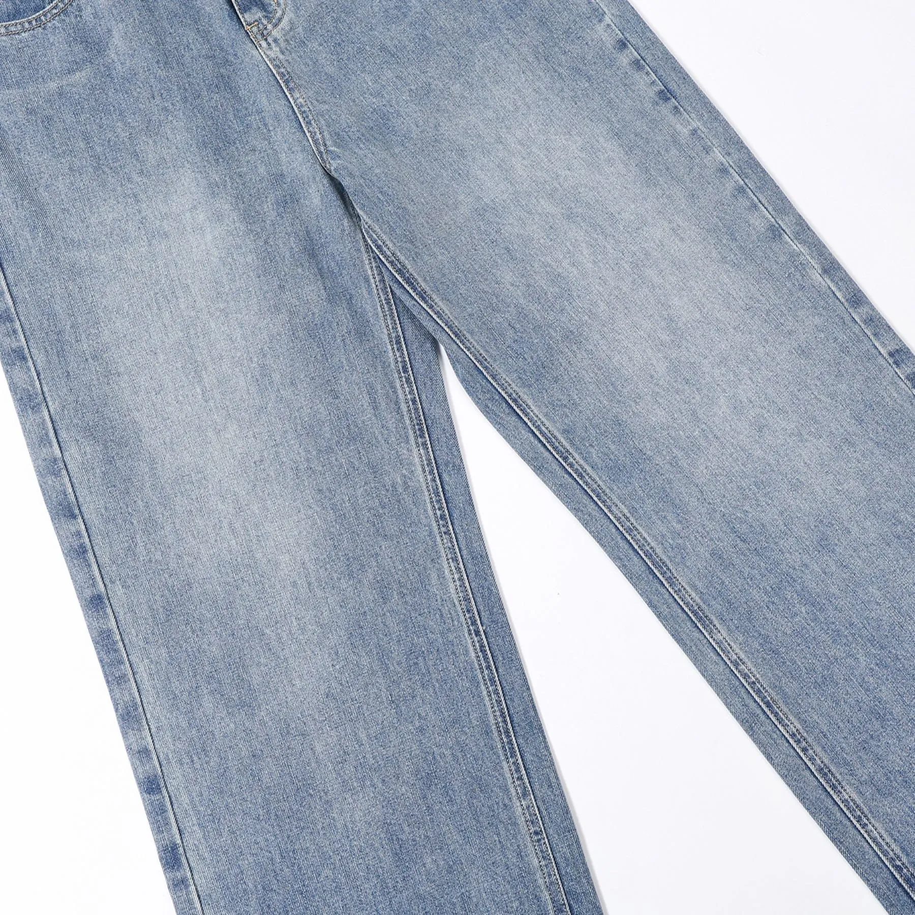 Washed Vintage Blue Boyfriend Jeans