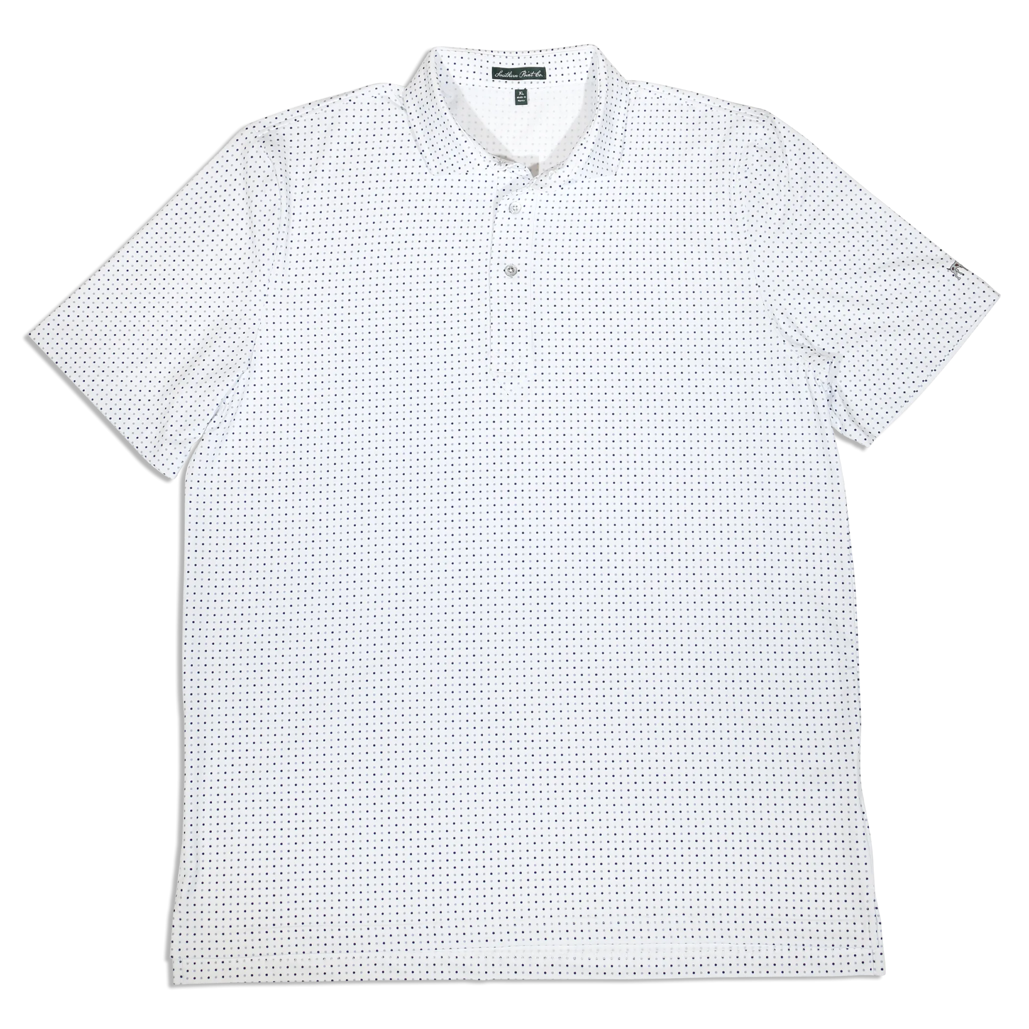 Whitecap Dotted Performance Polo Final Sale