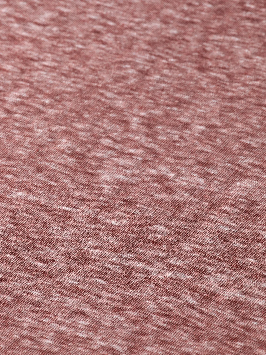 Wine Melange T-Shirt in Regular Fit