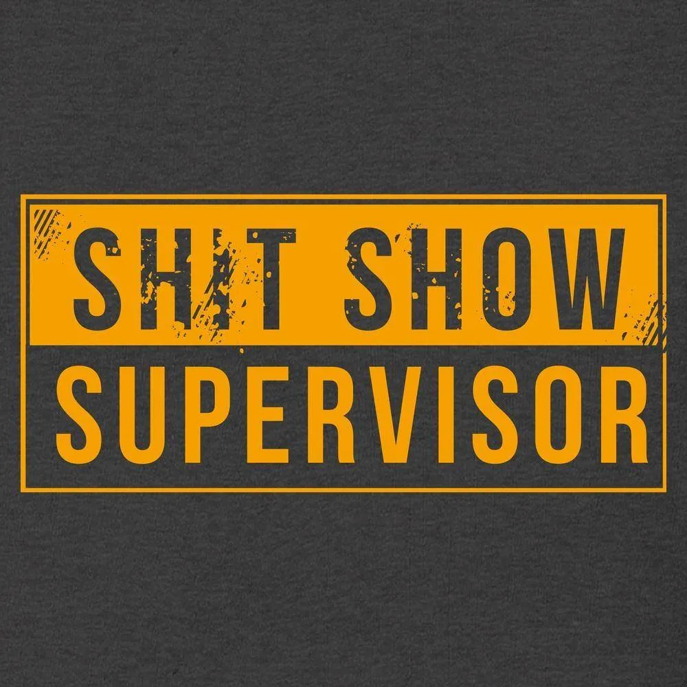 Women's Sh*t Show Supervisor Everyday Tank - Dark Heather Gray