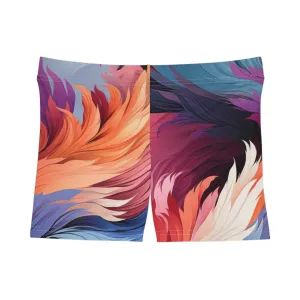 Workout Shorts - Bard Makarasana Retro Anime Abstract