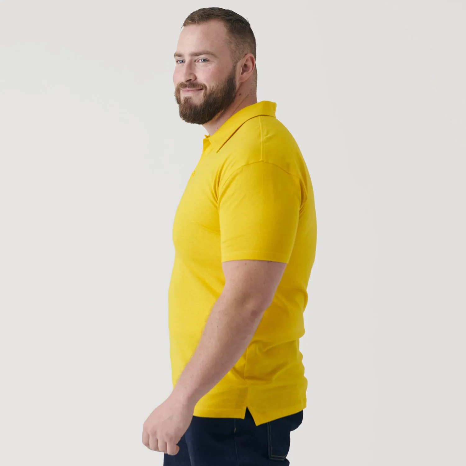 Yellow Short Sleeve Polo