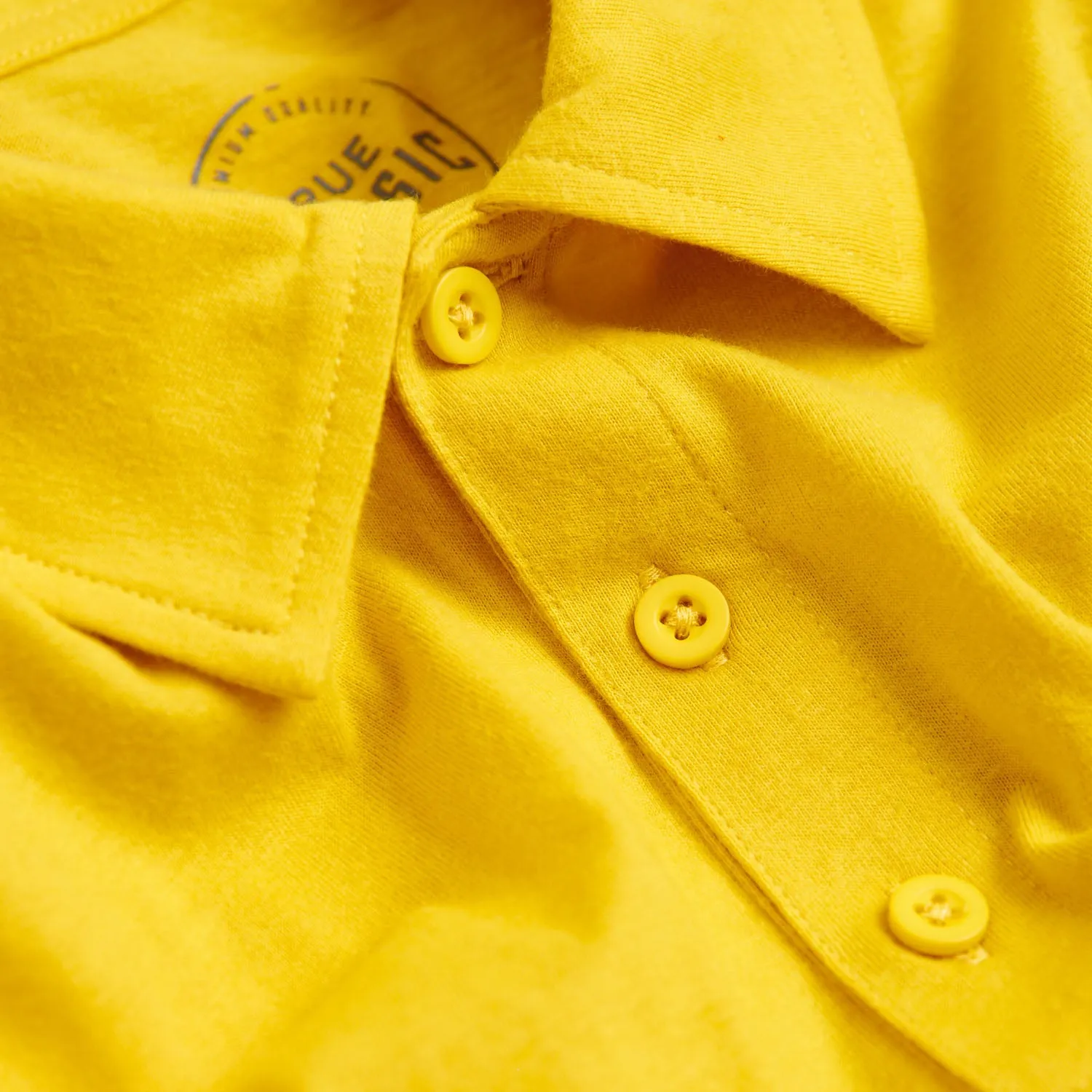 Yellow Short Sleeve Polo
