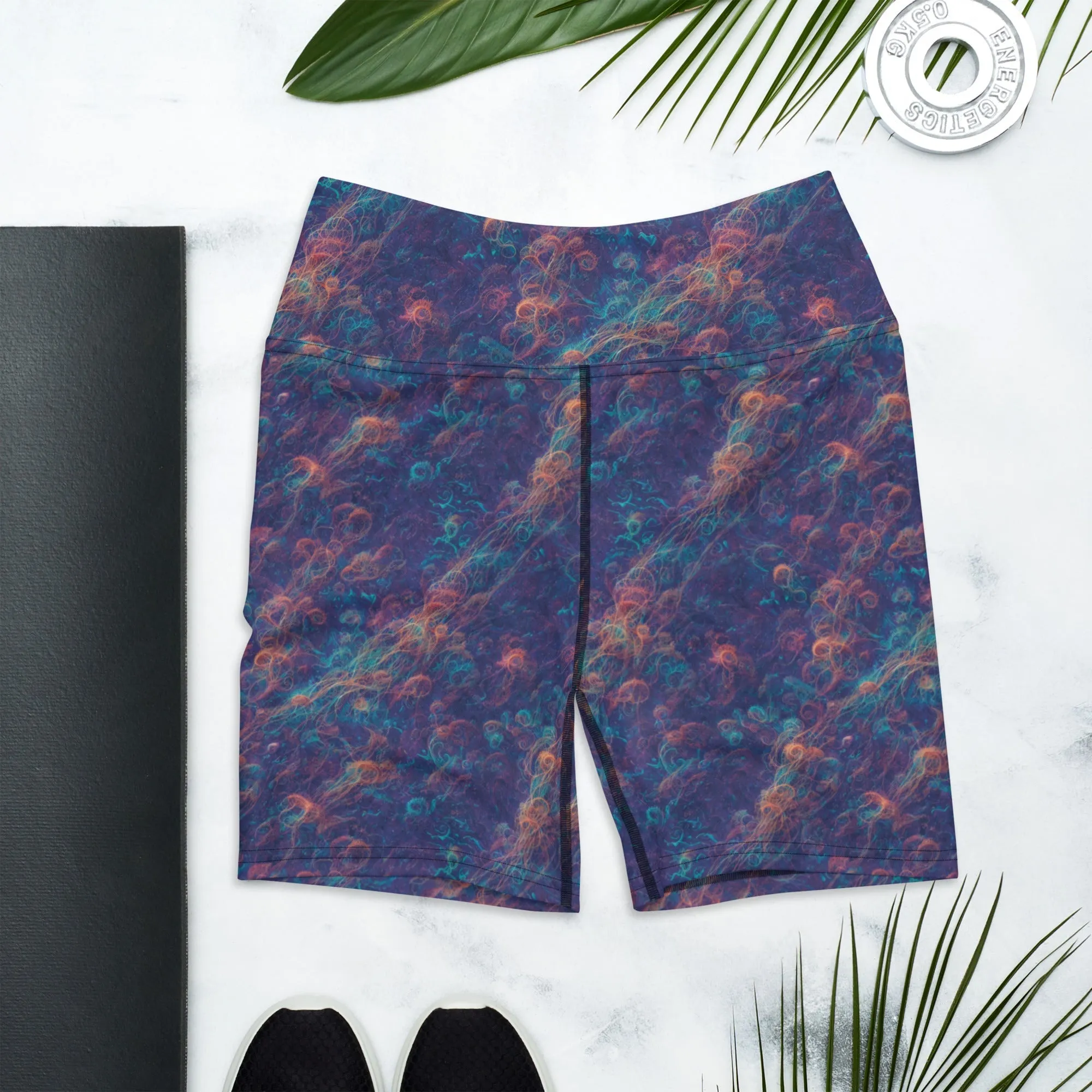Yoga Shorts - Galactic Tangle