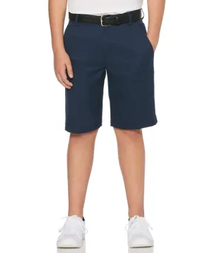 Youth Tech Short with Adjustable Elastic