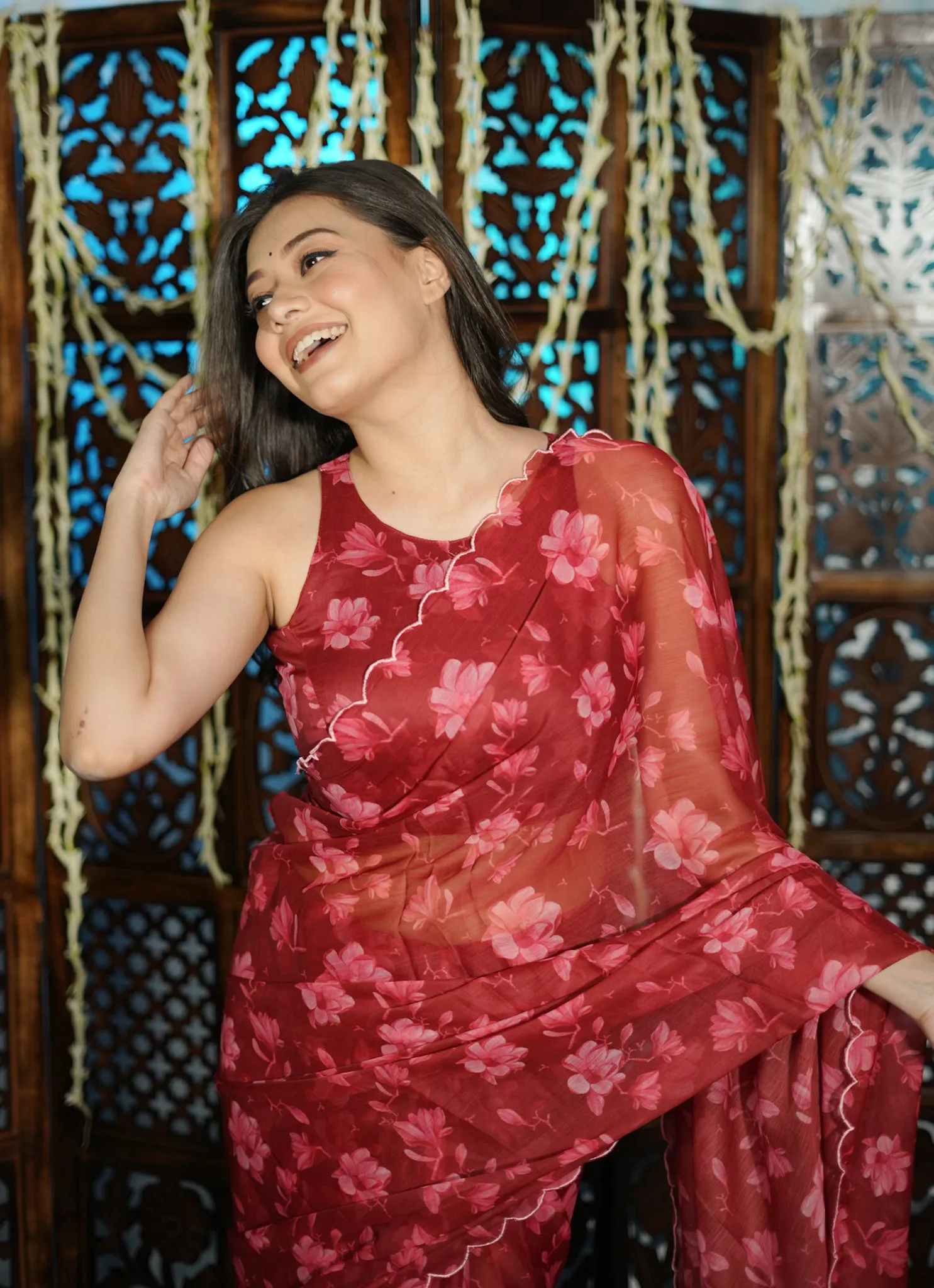 Zara Chiffon Saree