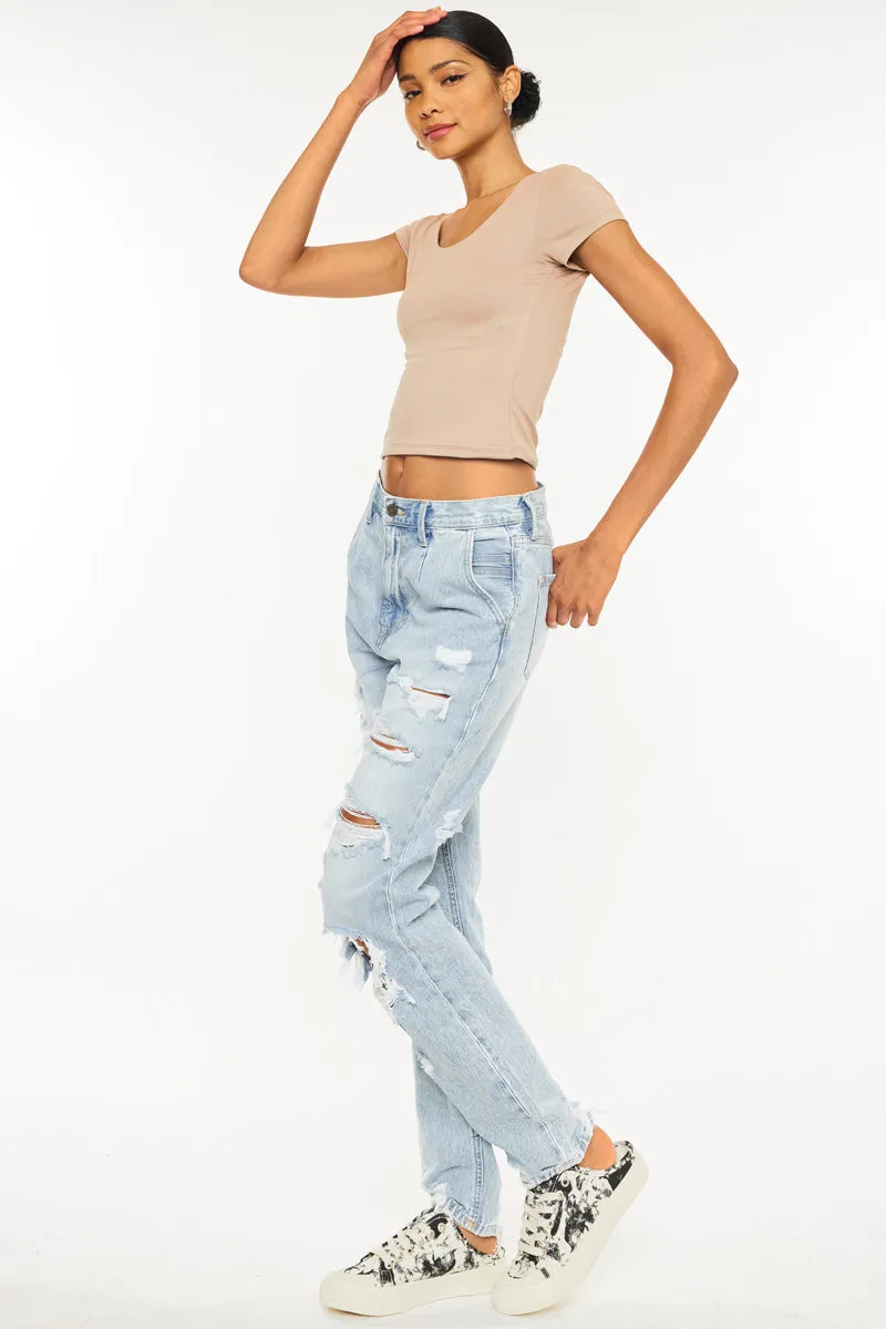 Zariyah Ultra High Rise 90's Slouch Fit Jeans