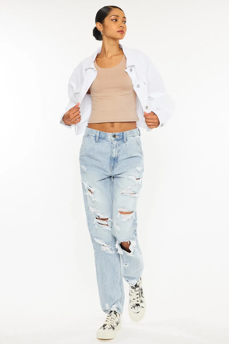 Zariyah Ultra High Rise 90's Slouch Fit Jeans