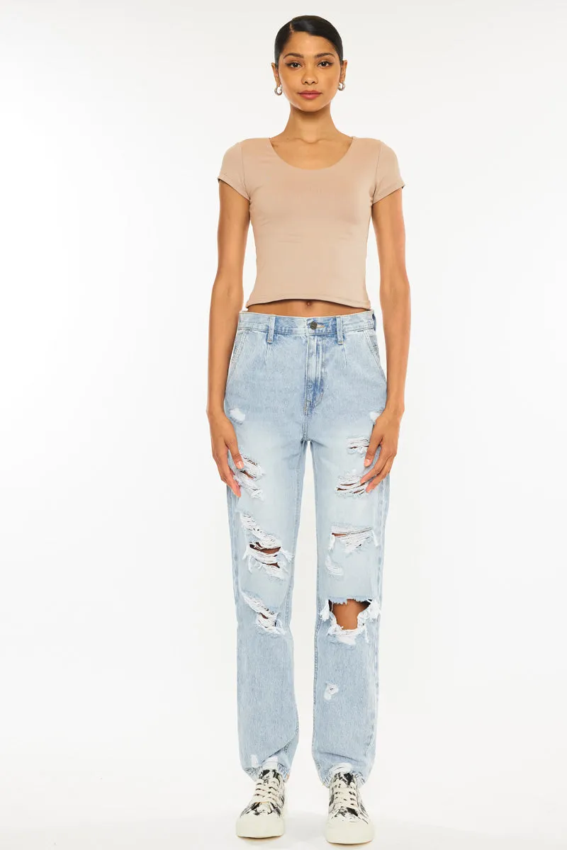 Zariyah Ultra High Rise 90's Slouch Fit Jeans