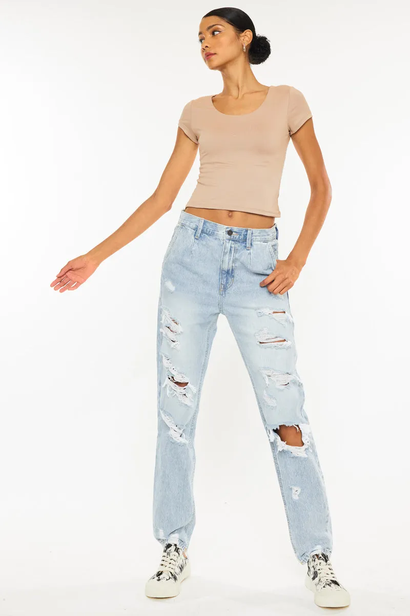 Zariyah Ultra High Rise 90's Slouch Fit Jeans