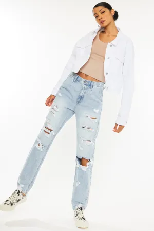 Zariyah Ultra High Rise 90's Slouch Fit Jeans