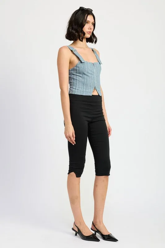 Zipper Bustier