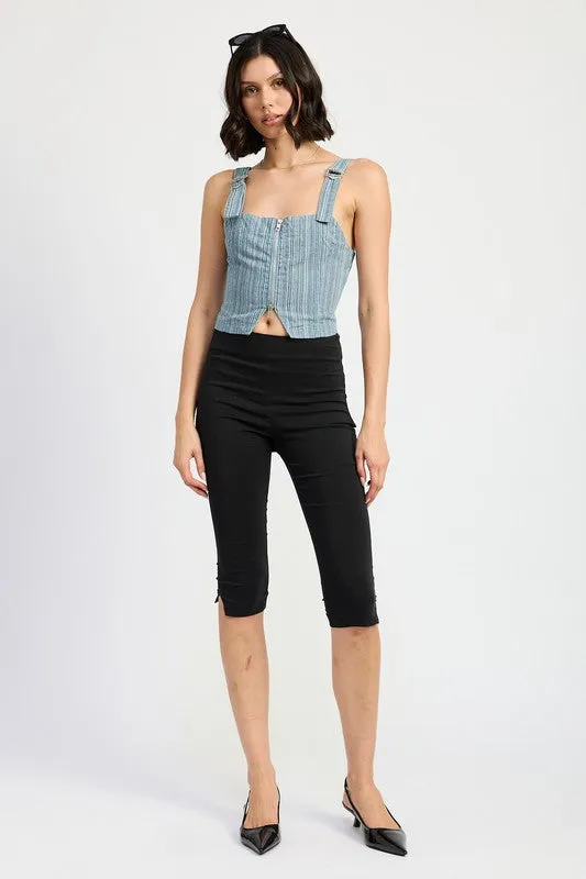 Zipper Bustier