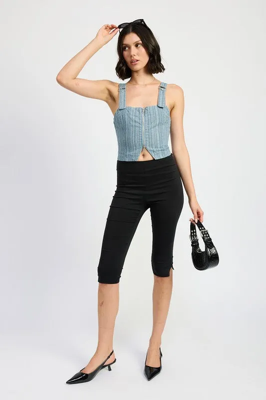 Zipper Bustier
